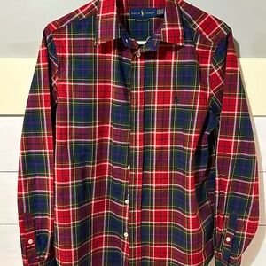 Ralph Lauren Boys Red, Green, Navy Oxford